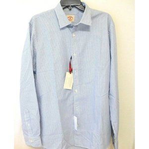 Brooks Bros Men Nine to Nine Striped Slim Fit Shirt Extra Large XL NEW Sleeves